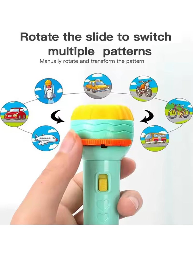 BlueFire Kids Projector Flashlight Toy – 80 Educational Story Projections with 10 Slides, Night Time Learning & Sensory Play Torch for Toddlers (Ages 3-6) – Interactive Bedtime Adventure, Durable & Safe Gift for Boys & Girls  - Image 4