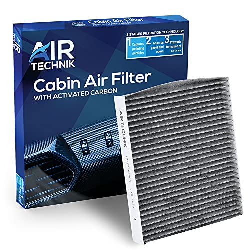 AirTechnik 27277-6CA0A Cabin Air Filter w/Activated Carbon | Fits Nissan Altima, Pathfinder, Rogue, Sentra, Infiniti QX50, QX55, QX60, QX80, Renault Captur, Cilo, Logan, Sandero 2019-2026 Models - Image 1