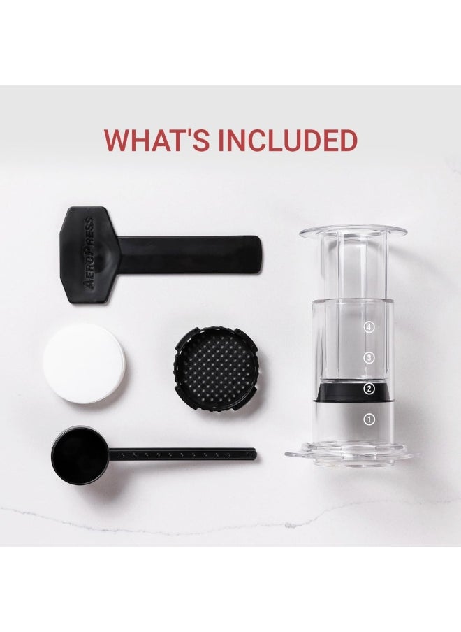 Generic - Liying CoffeePress Clear Coffee Press – 3 In 1 Brew Method Combines French Press, Pourover, Espresso, Full Bodied Coffee Without Grit or Bitterness, Portable Coffee Maker for Camping & Travel, Clear - Image 1