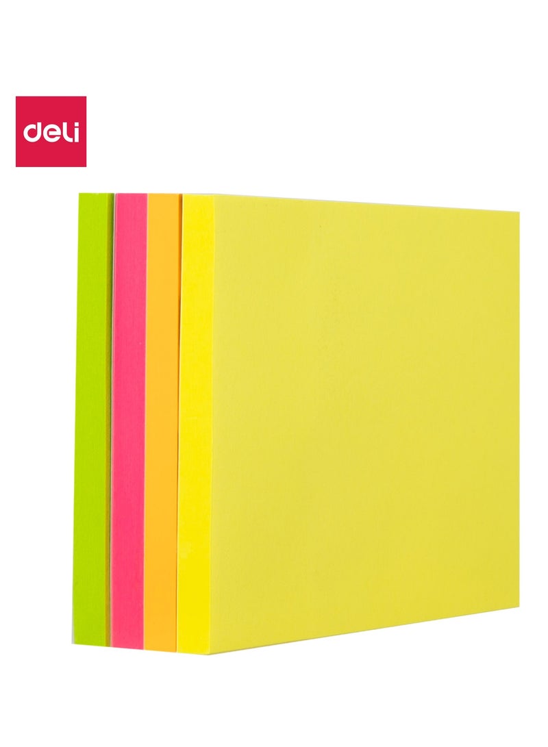 ديلي Deli-EA044 ملاحظات لاصقة مقاس 3×3 بوصة متعددة الألوان - Image 1