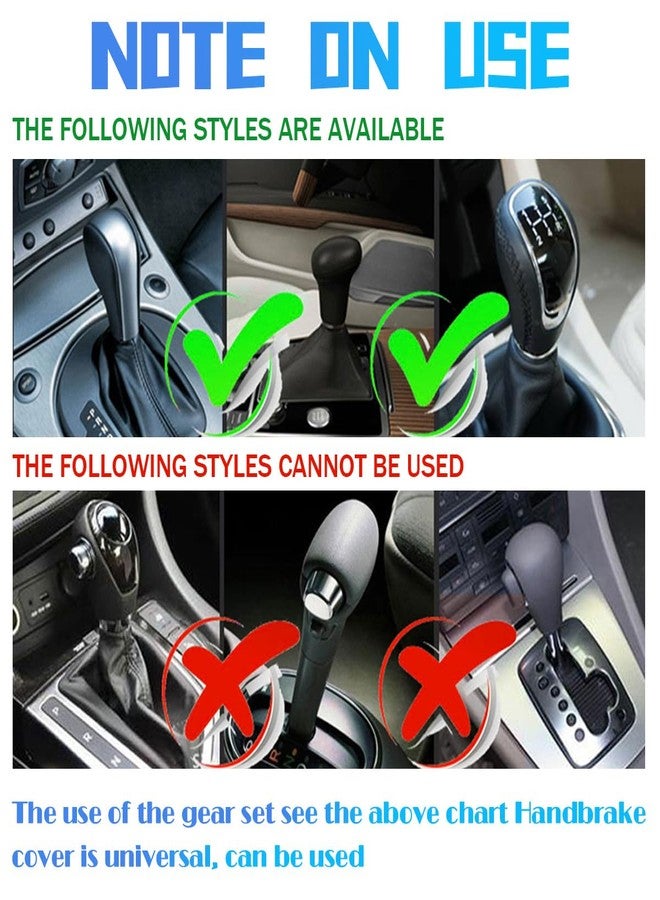 Bittwee 3PCS 15Inch Car Steering Wheel Cover Armrest Cover Gear Shift Cover Set, Microfiber Breathable Anti-Slip Automotive Steering Wheel Protector, Vehicle Interior Decor, Universal Fit（Light Green） - Image 5