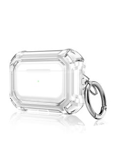 Transparent TPU Protective Case For AirPods Pro2 And AirPods3 Shockproof Color Block Four Corner Drop Protection Earphone Cover-Color:fully Transparent-Applicable Model:Airpods1/2nd Generation General