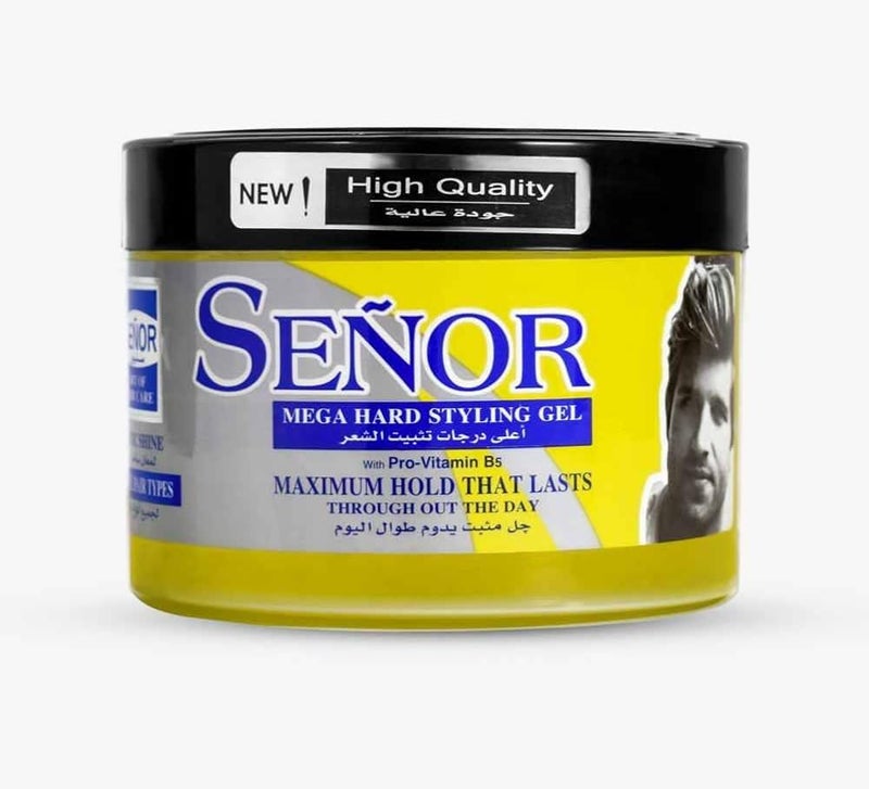 Senior All Day Hold Gel Yellow 250g - Image 1