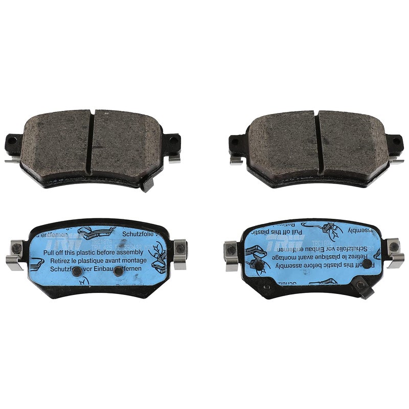 TRW Pro TRC1874 Disc Brake Pad Set For Mazda 6 20162020 Rear