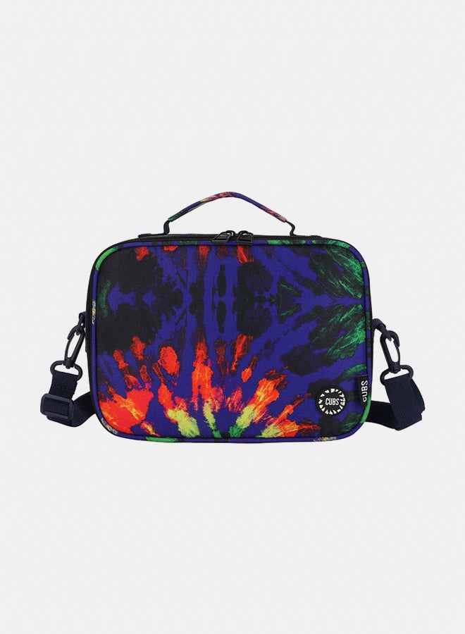 CUBS Junior Junior Student Backpack Red/Black Tie-Dye Lunch bag