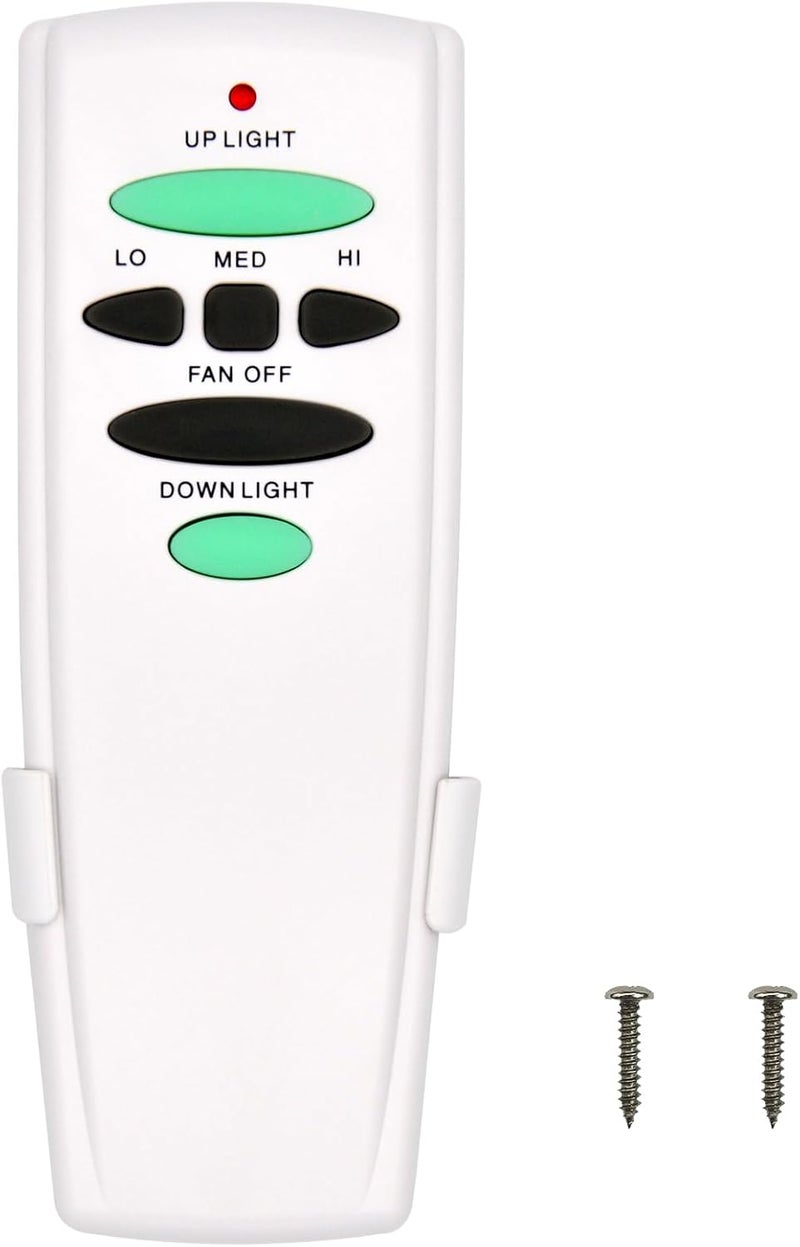 CENMING Replacement Remote for Hampton Bay Ceiling Fan Remote Control,with Up Down Light Control Dimmer 3-Speed, for UC7078T CHQ7078T UC7083T CHQ7083T L3H2010FANHD Fan-HD6UDL(Remote Only) - Image 1