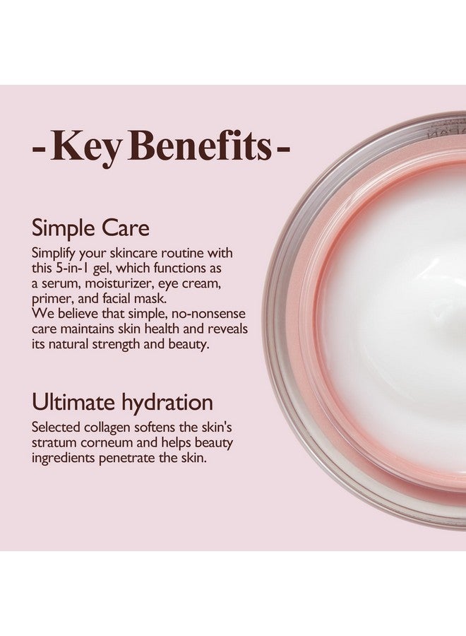 بيرفيكت ون جل مرطب للوجه فائق الترطيب 5 في 1 فوائد مع الكولاجين وحمض الهيالورونيك 1.76 أونصة - Image 4