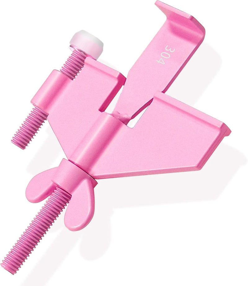 Rerishom Upgraded Pink Portable Door Lock Home Security Door Locker Travel Lockdown Locks for Additional Safety and Privacy Perfect for Traveling Hotel Home Apartment College - Image 1