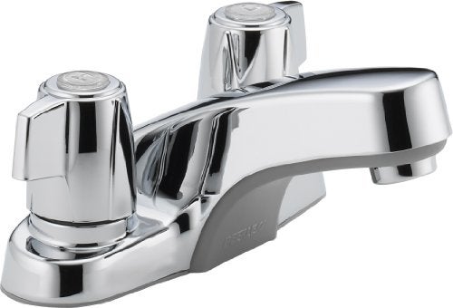 Peerless Delta Faucet Peerless P241LF Classic Two Handle Bathroom , Chrome - Image 2