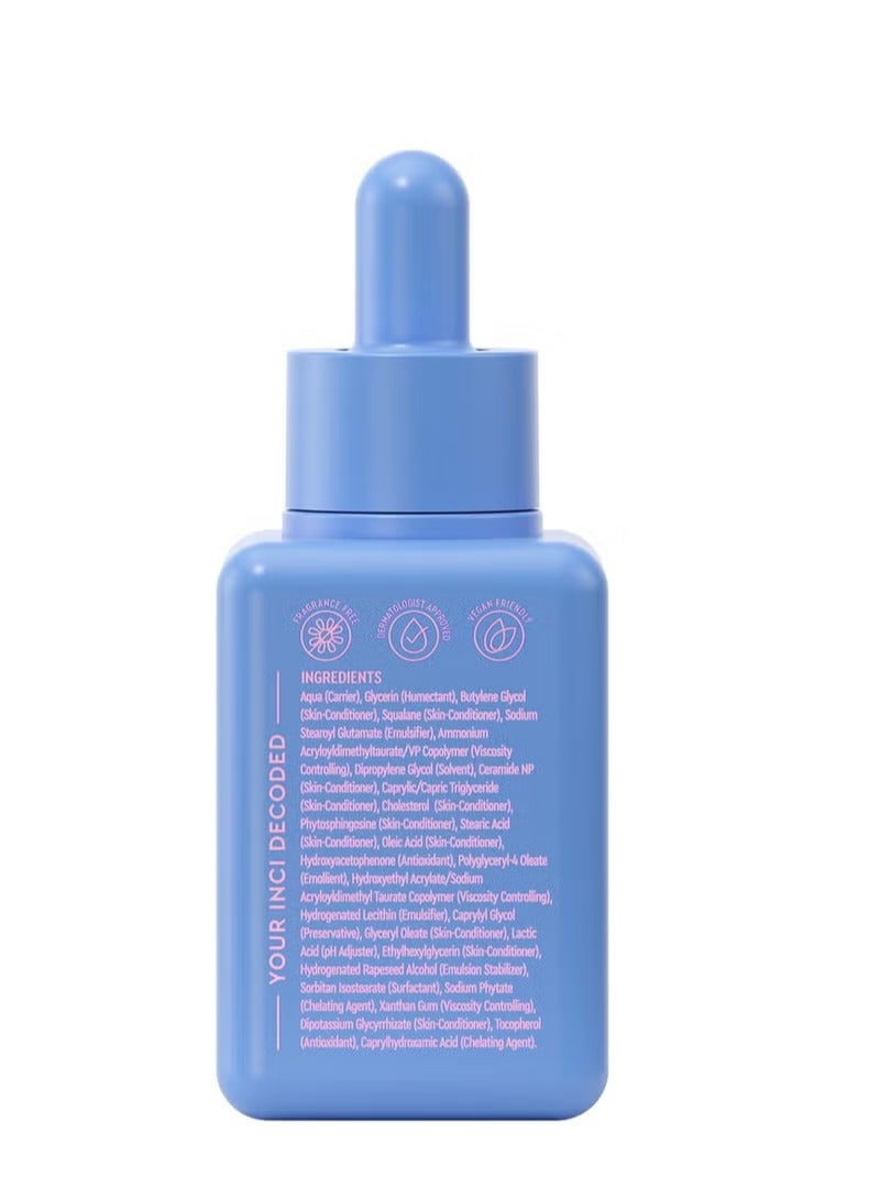 BYOMA Hydrating Serum - Moisturizing Facial Serum with Squalane, Glycerin & Ceramides - Hydrating for Glowing, Dewy Skin - 1.01 fl. oz - Image 2