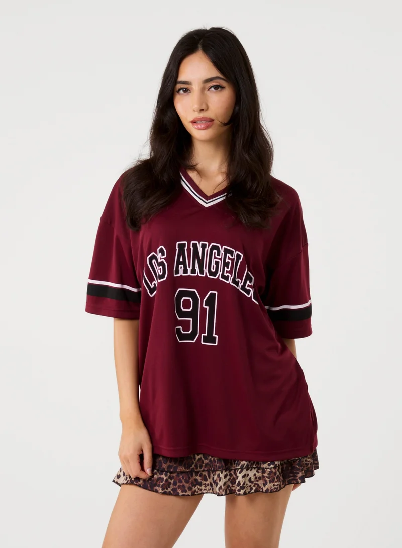 بينك فانيلا قميص رياضي