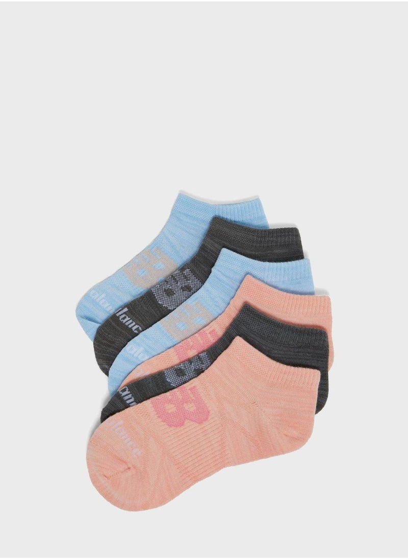 New Balance Kids 6 Pack Knitted No Show Socks - Image 2