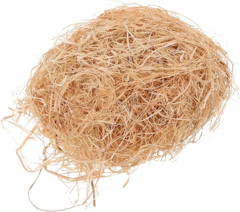 PRETYZOOM 4pcs Bird Nesting Materials for Decoration Raffia Grass Nesting Fillers for Easter Weddings and Garden Decor Lightweight and Rustic Basket Filling for Birds - Image 3