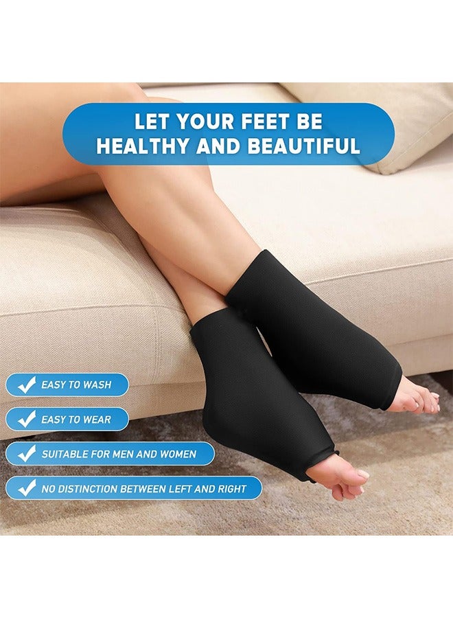 Hihonor Ankle Foot Gel Ice Pack Wrap for Injuries Hot and Cold Therapies Achilles Tendonitis Plantar Fasciitis Swelling Sprained Post-Surgery Recovery Reusable and Flexible  - Image 5