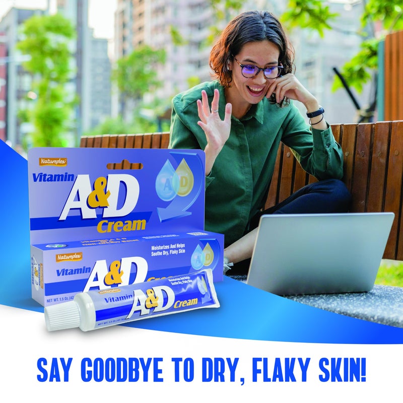 Natureplex A&D Cream 1.5 oz - For Diaper Rash and Skin Irritation, Healing Cream for Dry and Cracking Skin, Formulated With Vitamin A and D - Made in USA - Image 5