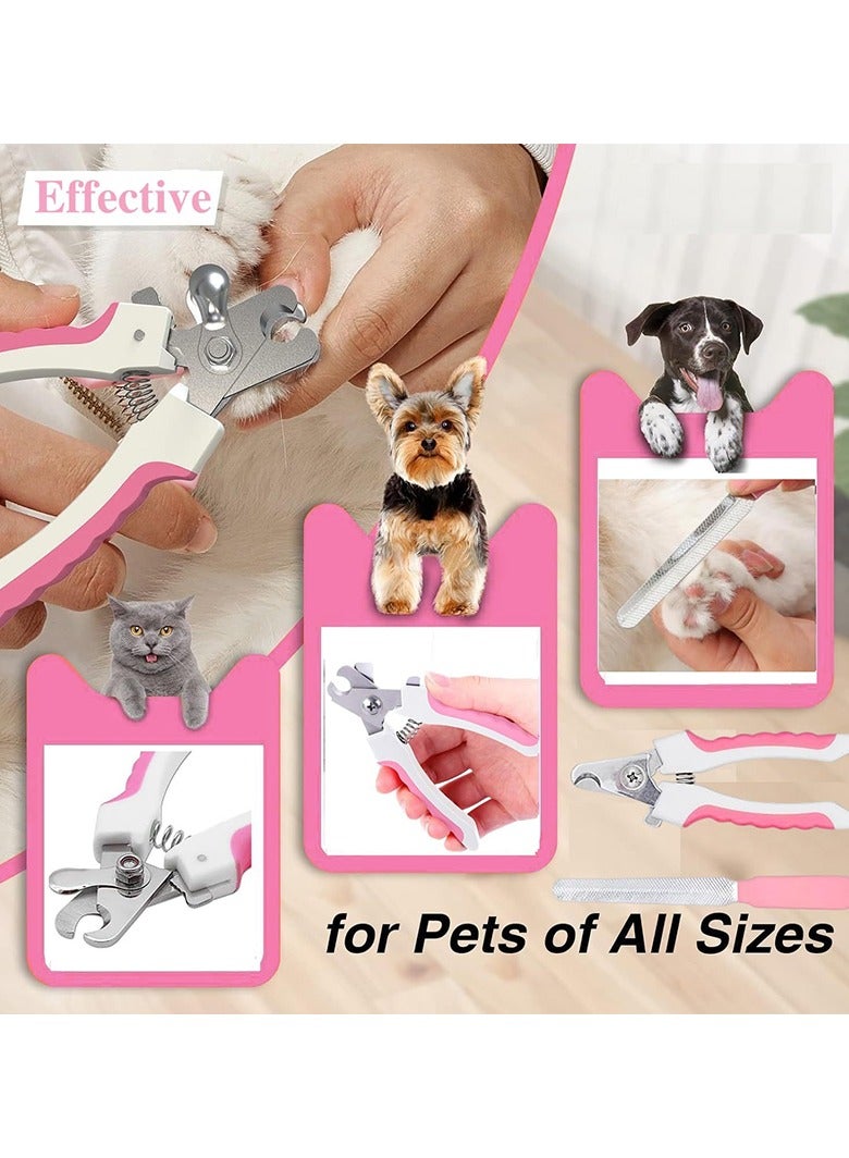 7-Piece Pet Grooming Set, Dog Hair Comb, Flea Comb, Dog Shampoo Brush, Pet Nail Clipper, Dog Toothbrush Set - Image 3