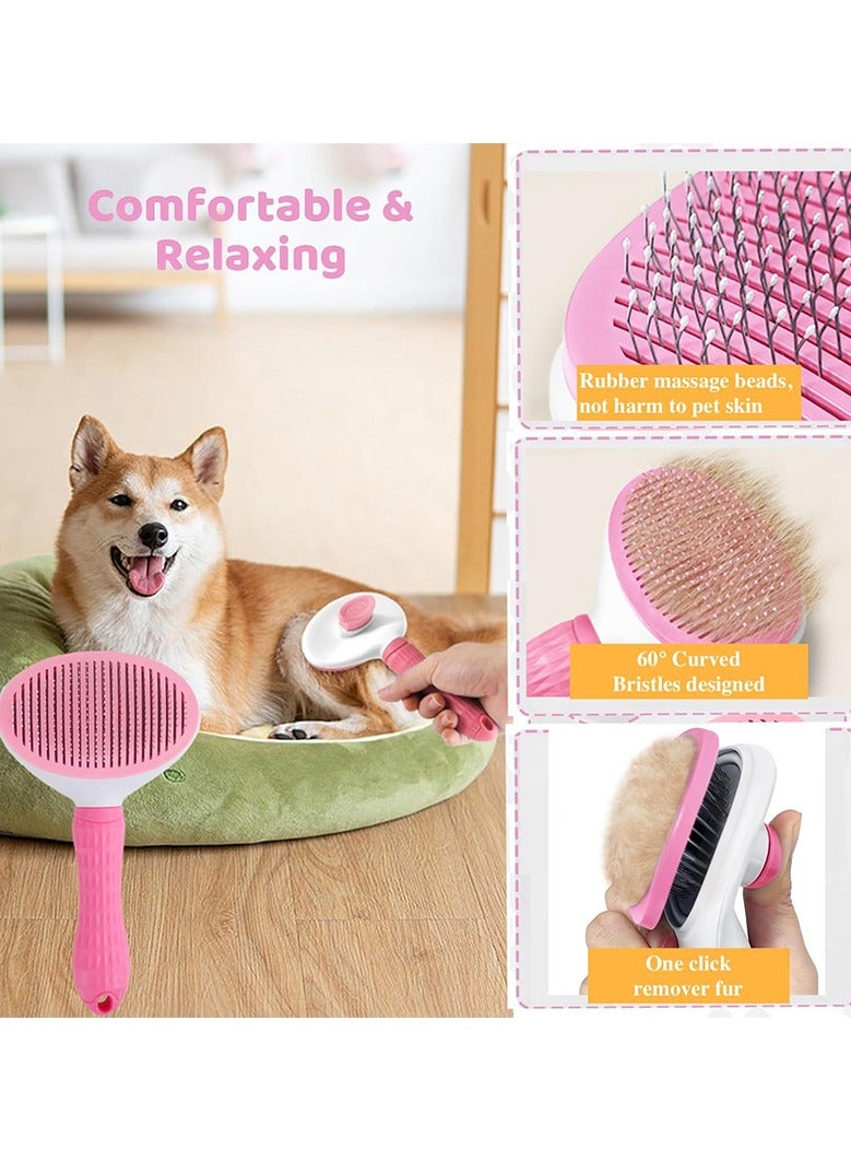 7-Piece Pet Grooming Set, Dog Hair Comb, Flea Comb, Dog Shampoo Brush, Pet Nail Clipper, Dog Toothbrush Set - Image 4