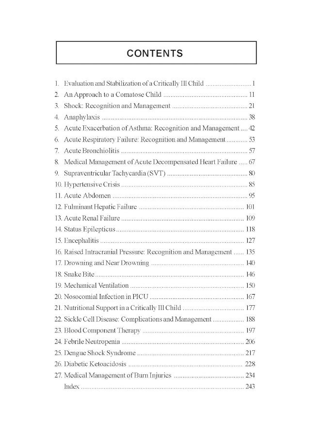 Manual of Pediatric Emergencies and Critical Care - Image 2