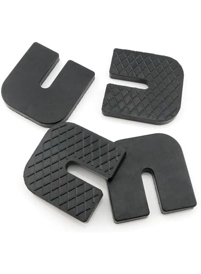 4 Pcs Black Rubber U Shape AC Shock Pads 2.68 x 2.72in For Split System Heat Pump Condenser - Image 5