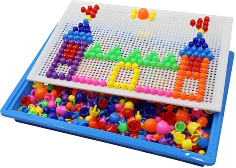 Imagination Enhancer Board - A large pinboard game that merges fun with skill development, helping children strengthen their focus, creativity, and writing abilities.