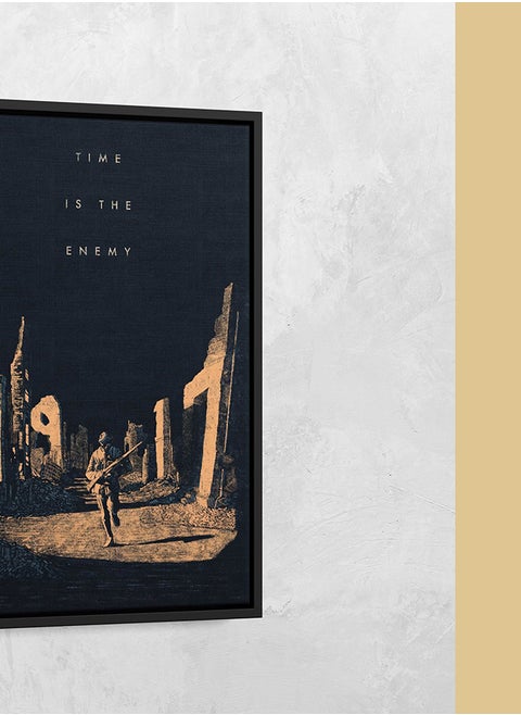 1917 Movie Poster, 1917 Canvas, Time is The Enemy Quote Print, Sam Mendes, Colin Firth, World War 1 Movie Print, Minimalist Movie Poster