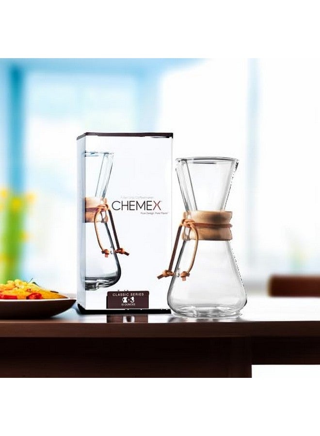 Chemex Pour-Over Glass Coffeemaker - Classic Series - 3-Cup - Exclusive Packaging - Image 5