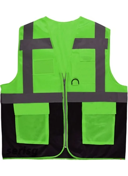 فينتو Reflective Pocket Engineer Type Vest Yellow