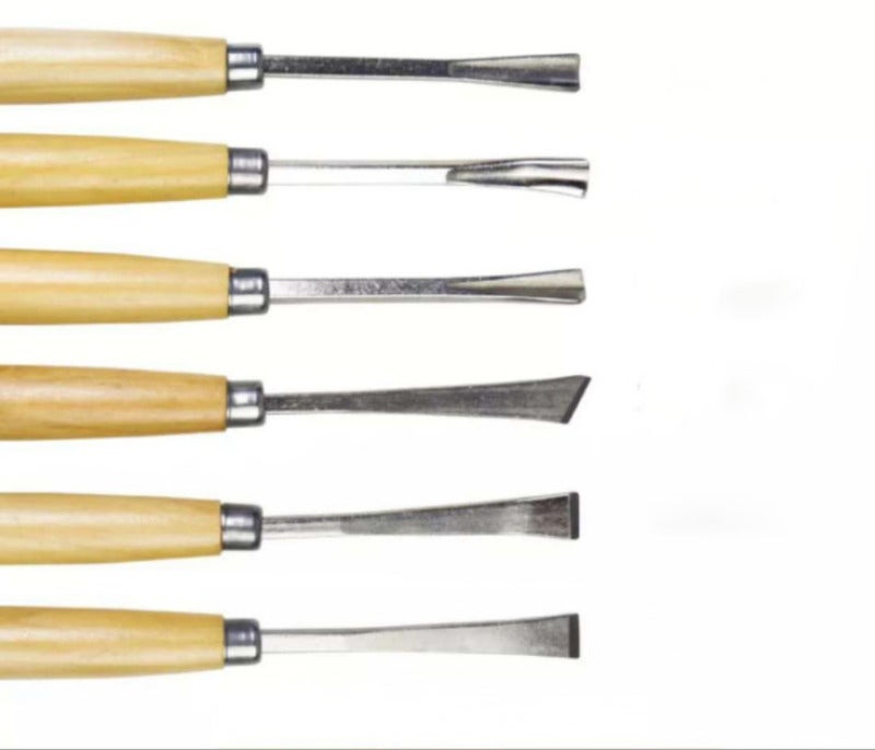 Professional Woodworking Chisel Set (6 Pieces) - Image 2