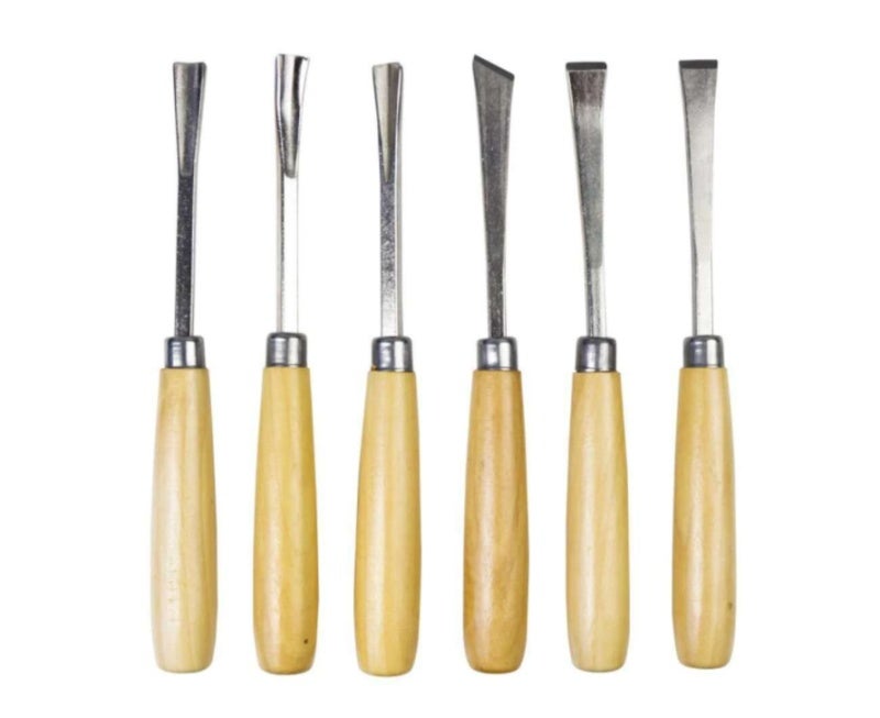 Professional Woodworking Chisel Set (6 Pieces) - Image 1