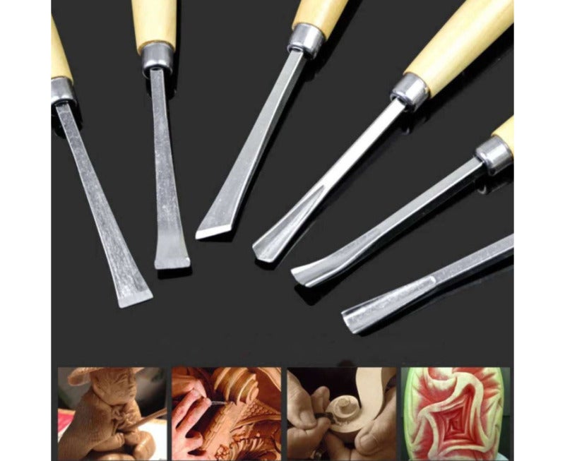 Professional Woodworking Chisel Set (6 Pieces) - Image 4