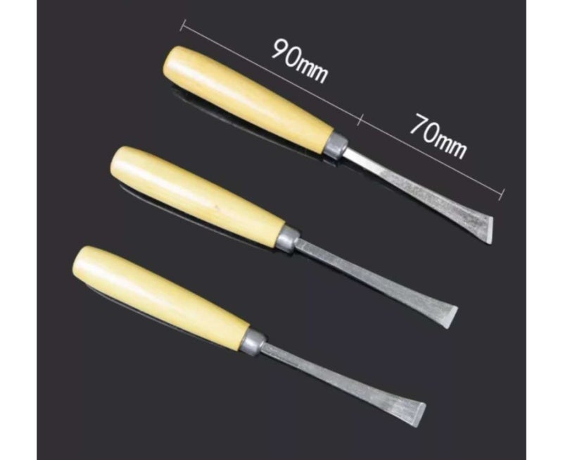 Professional Woodworking Chisel Set (6 Pieces) - Image 3