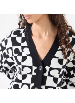 SP Characters All-Over Mickey Mouse Detail Cardigan with Long Sleeves  - Image 1