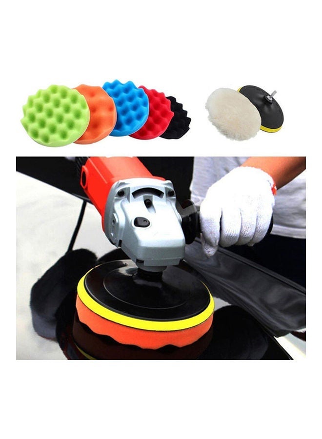 NIBEMINENT 8 Pieces Car Polishing Pads Multicolor 20x18x18cm - Image 2