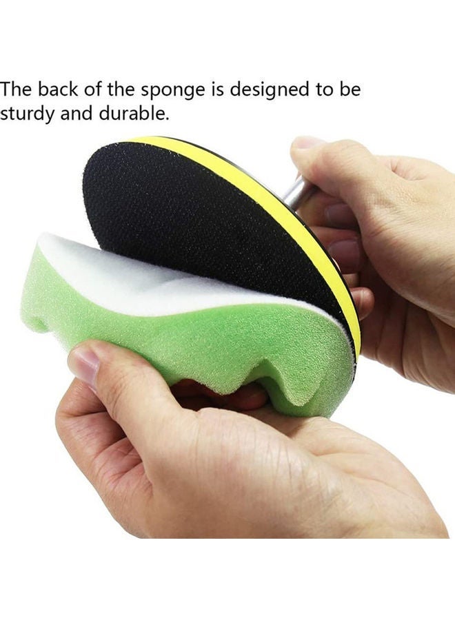 NIBEMINENT 8 Pieces Car Polishing Pads Multicolor 20x18x18cm - Image 4