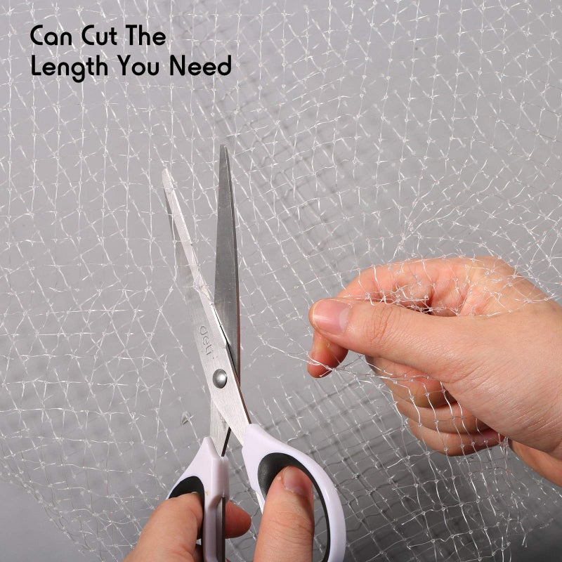 Shappy 6 x 7.2 ft Aquarium Fish Tank Net Screen Cover Clear Netting Mesh DIY Transparent Air Screen Top Cover Replacement for Aquarium Lid Fish Tank Covering - Image 3