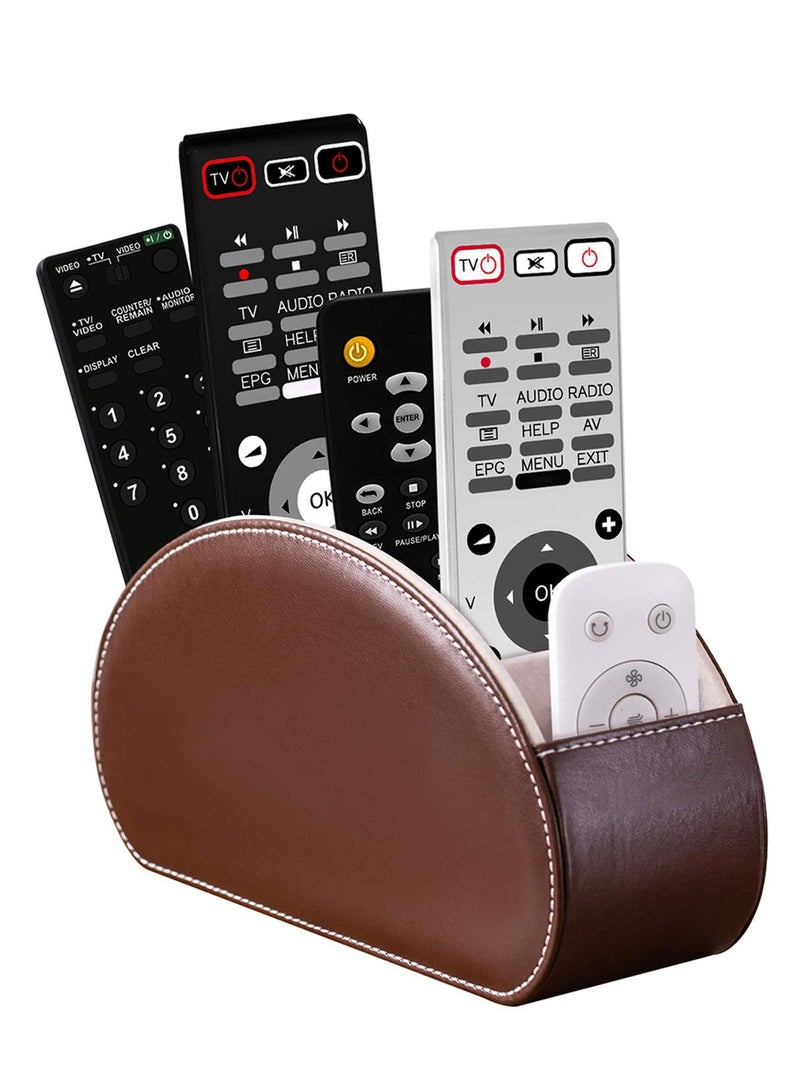 Remote Control Holder and Organizer - Multifunctional Desk Storage Box with 5 Compartments  - Image 1