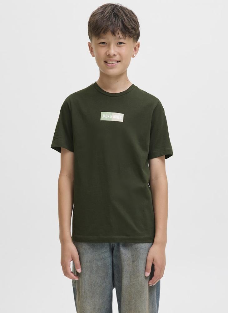 Jack & Jones Junior Kids JjpanCrew Neck T-Shirt - Image 1