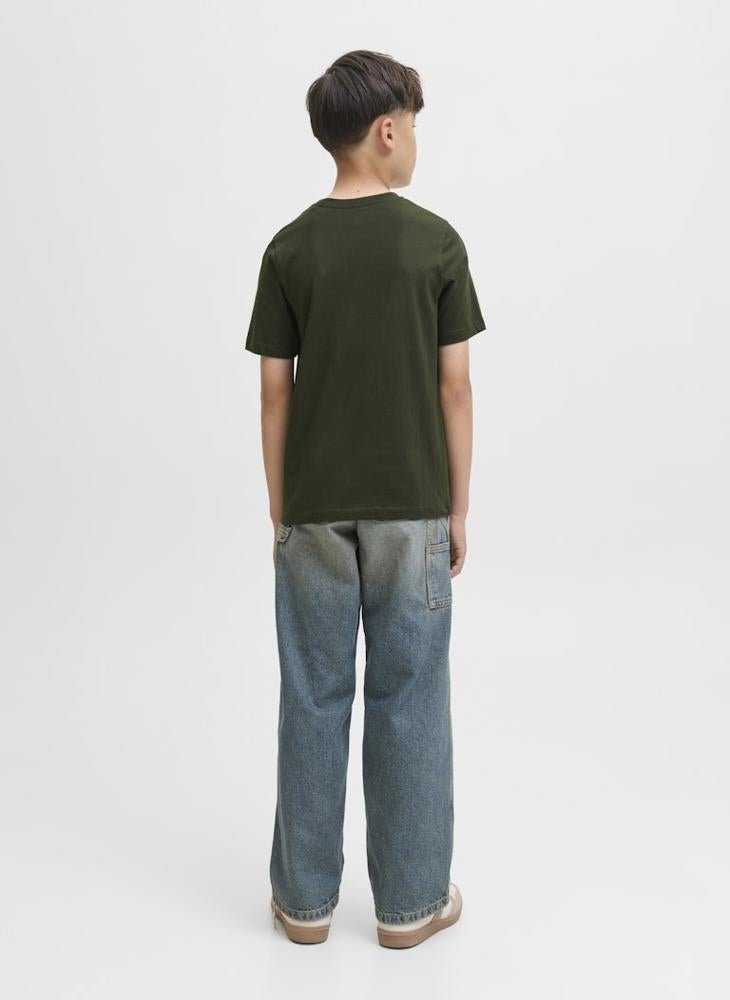 Jack & Jones Junior Kids JjpanCrew Neck T-Shirt - Image 2