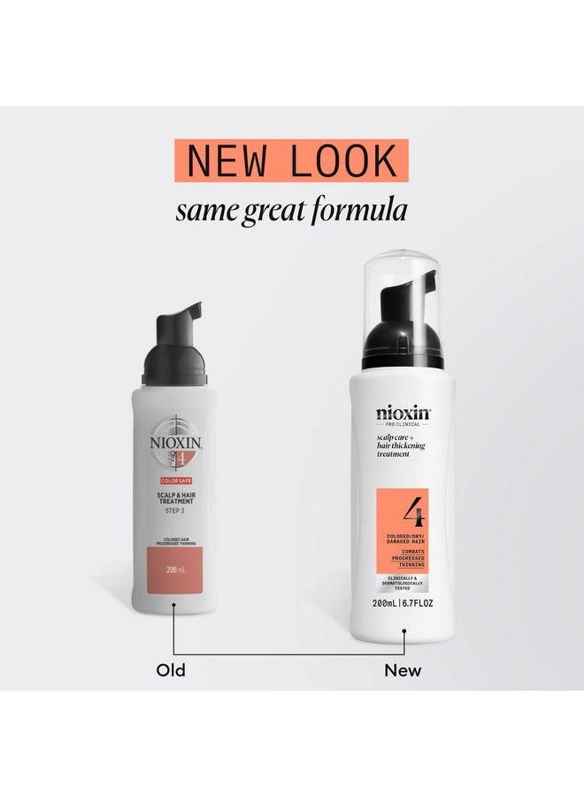 Nioxin System 4 Scalp + Hair Thickening Treatment- Serum for Damaged Hair with Progressed Thinning, 6.8 oz (Packaging May Vary) - Image 2