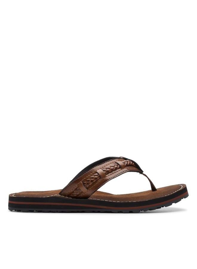 clarks Women's Fenner Nerice Flip Flop, Honey Synthetic, 39 EU - Image 2