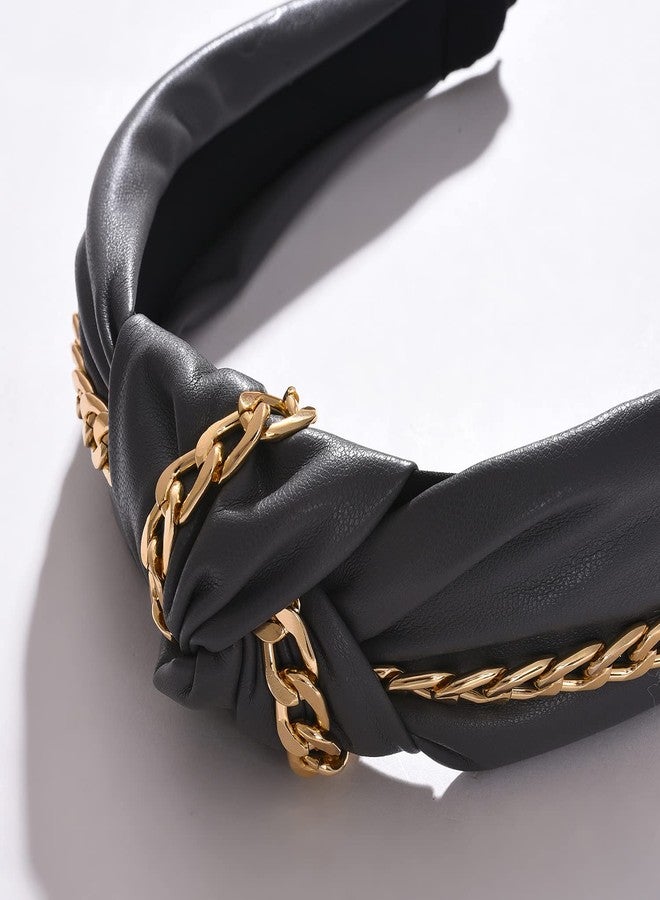 Sohi Trendy Hair Band with Chain Detail - Image 3