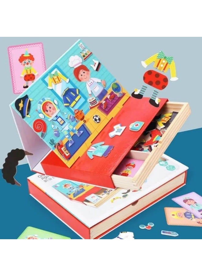 Career Dress-Up Puzzle – Wooden Job Role Dress-Up Toy for Toddlers – Fun and Educational Puzzle Game in Drawer Box for Kids Age 1-3 - Image 5