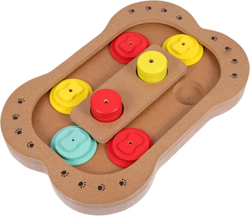 Pet Slow Feeder Toy Interactive Bone-Shaped Design for Healthy Eating Fun Engaging Feeding for Dogs and Puppies Promotes Slow Eating and Better Digestion - Image 1