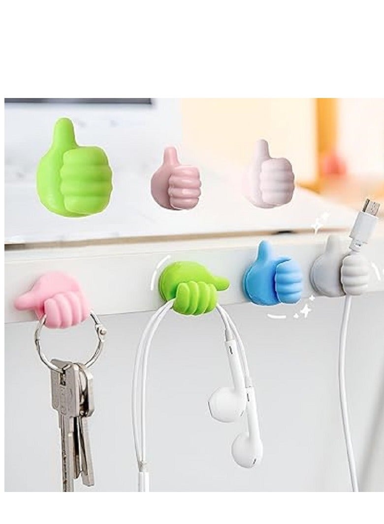 Silicone Hooks - Multipurpose Wire Organizers with Key Holder, Easy to Install and Use (10 Pack)  - Image 2