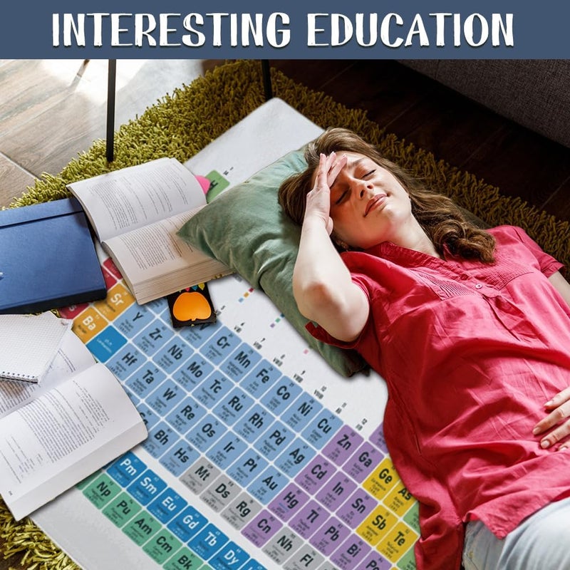 Periodic Table Flannel Throw Blanket - Soft Cozy Chemistry Science Blanket for Teen Birthday Gift, Home Use - Image 3