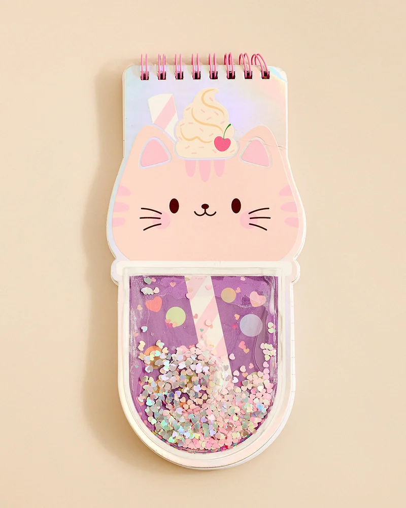 Redtag Purple Shaped Spiral Note Pad