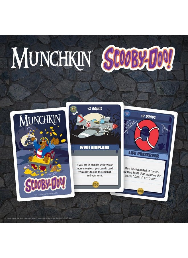 USAopoly Munchkin Scooby-Doo Card Game | Based On The Steve Jackson Munchkin Series | Featuring Scooby-Doo And Mystery Inc. Characters | Officially Licensed Card Game  - Image 3