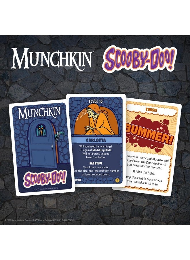 USAopoly Munchkin Scooby-Doo Card Game | Based On The Steve Jackson Munchkin Series | Featuring Scooby-Doo And Mystery Inc. Characters | Officially Licensed Card Game  - Image 4