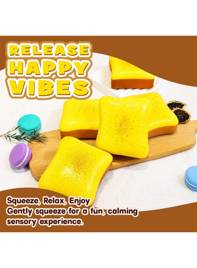 Meetion Bread Squishy Slow Rising Squishies, Soft Butter Bread Squishy with Bakery Scent, Stress Relief Fidget Toy for Relaxation, Popular Gift & Party Favor - Image 5