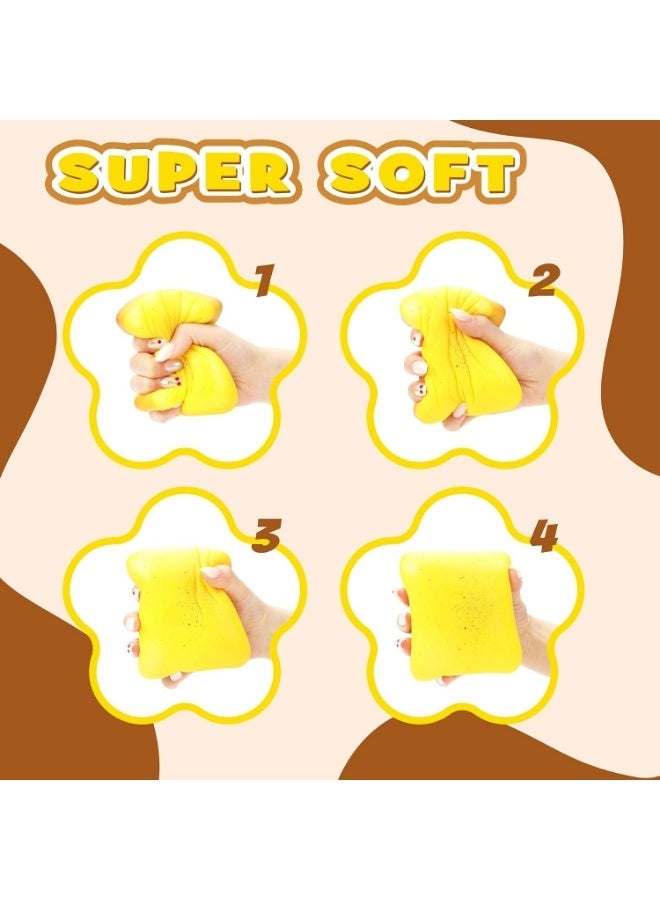 Meetion Bread Squishy Slow Rising Squishies, Soft Butter Bread Squishy with Bakery Scent, Stress Relief Fidget Toy for Relaxation, Popular Gift & Party Favor - Image 3